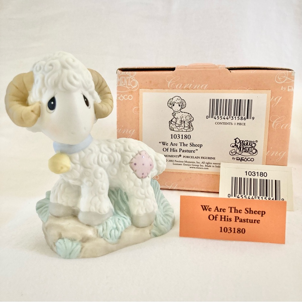 RARE Japanese Zodiac Precious Moments “We Are The Sheep Of His Pasture” 103180